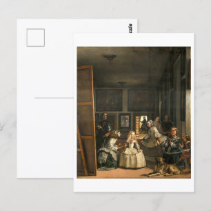 Las Meninas   Diego Velá zquez   Briefkaart