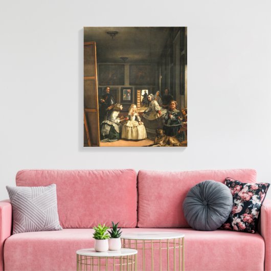 Las Meninas | Diego Velá zquez | Canvas Afdruk (Insitu (Woonkamer))