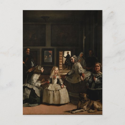 Las Meninas Diego Velázquez Fine Art Briefkaart (Voorkant)