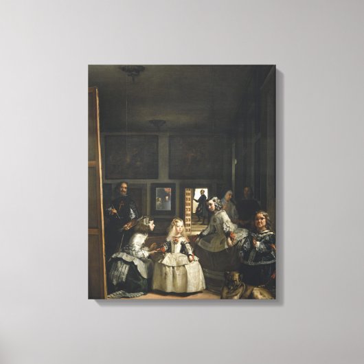 Las Meninas Diego Velázquez Fine Art Canvas Afdruk (Voorkant)