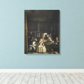 Las Meninas Diego Velázquez Fine Art Canvas Afdruk (Insitu (Houten vloer))