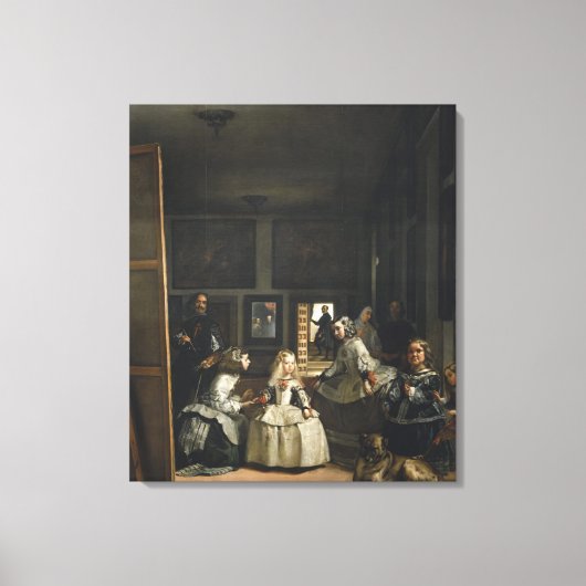 Las Meninas Diego Velázquez Fine Art Canvas Afdruk (Voorkant)
