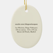 Las Meninas Diego Velázquez Fine Art Keramisch Ornament (Achterkant)