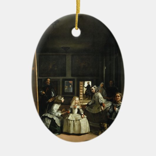 Las Meninas Diego Velázquez Fine Art Keramisch Ornament (Voorkant)