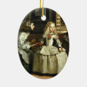 Las Meninas Diego Velázquez Fine Art Keramisch Ornament (Achterkant)