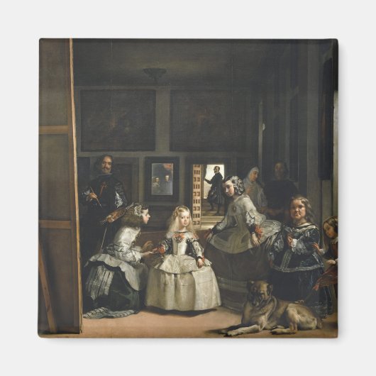 Las Meninas Diego Velázquez Fine Art Magneet (Voorkant)