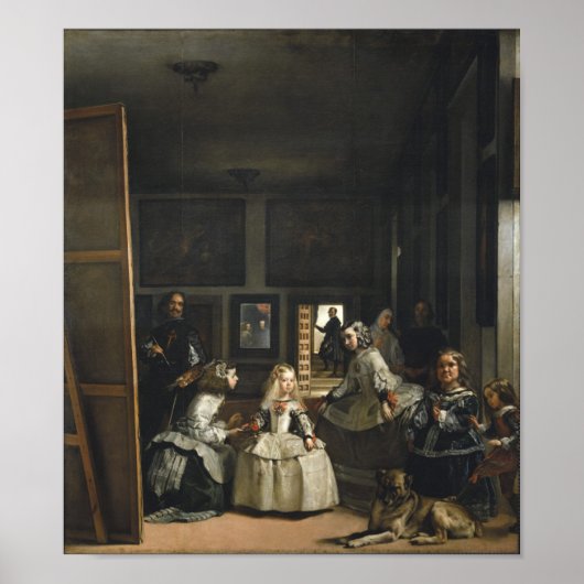 Las Meninas Diego Velázquez Fine Art Poster (Voorkant)