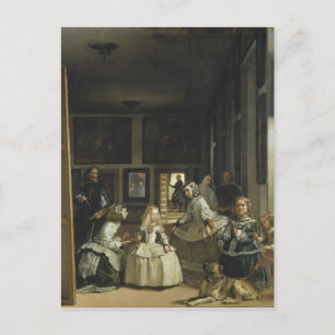 Las Meninas door Diego Velazquez Briefkaart