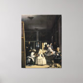 Las Meninas door Velasquez Canvas Afdruk (Voorkant)