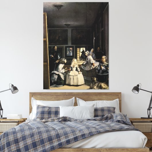 Las Meninas door Velasquez Canvas Afdruk (Insitu (Slaapkamer))
