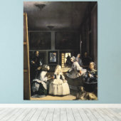 Las Meninas door Velasquez Canvas Afdruk (Insitu (Houten vloer))