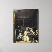 Las Meninas door Velasquez Canvas Afdruk (Voorkant)
