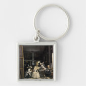 Las Meninas door Velasquez Sleutelhanger (Voorkant)