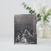 "Las Meninas." door Velazquez Briefkaart (Staand voorkant)
