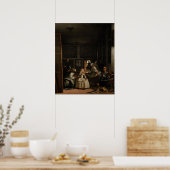 Las Meninas door Velazquez Poster (Keuken)