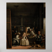 Las Meninas door Velazquez Poster (Voorkant)