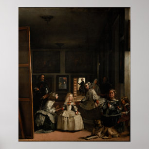 Las Meninas door Velazquez Poster