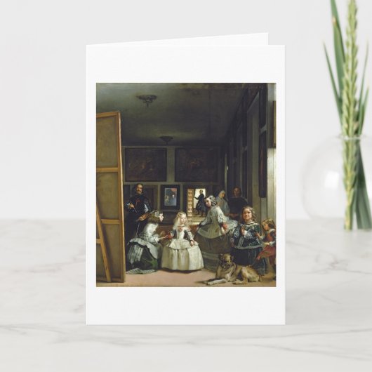 Las Meninas of de Familie van Philip IV, c.1656 Kaart (Voorkant)