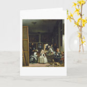 Las Meninas of de Familie van Philip IV, c.1656 Kaart (Gele Bloem)