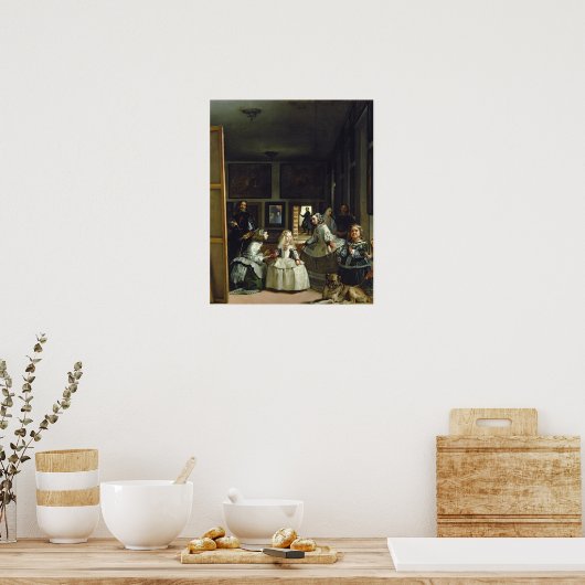 Las Meninas of The Family of Philip IV, c.1656 Poster (Keuken)