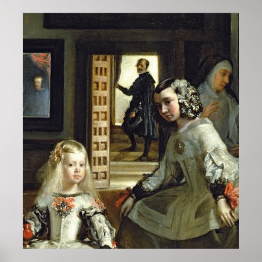 Las Meninas of The Family of Philip IV, c.1656 Poster (Voorkant)