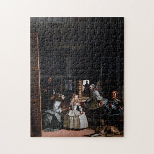 Las Meninas, The Maids of Honor, Diego Velazquez Legpuzzel (Verticaal)