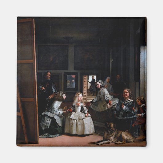 Las Meninas, The Maids of Honor, Diego Velazquez Magneet (Voorkant)