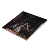 Las Meninas, The Maids of Honor, Diego Velazquez Tegeltje (Zijkant)