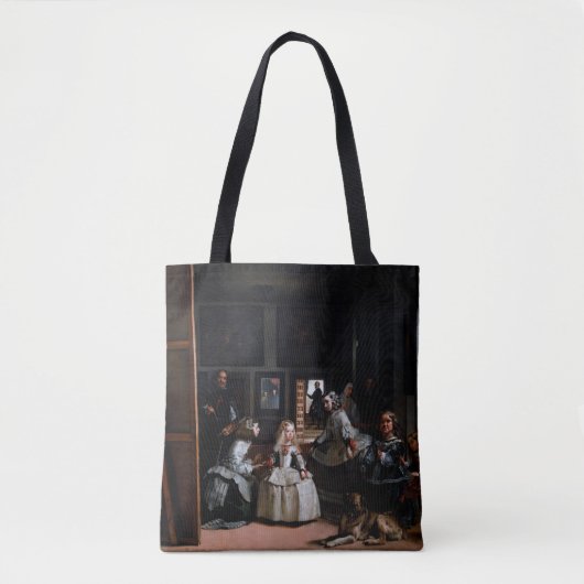 Las Meninas, The Maids of Honor, Diego Velazquez Tote Bag (Voorkant)
