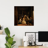 Las Meninas van Diego Velazquez Poster (Thuiskantoor)