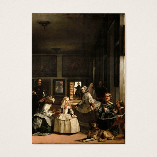 Las Meninas Visitekaartjes (Voorkant)