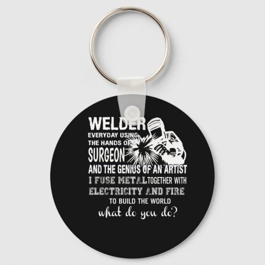 Las met handen Surgeon Genius artiest Sleutelhanger (Voorkant)
