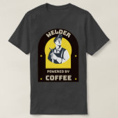 Las met koffie t-shirt (Design voorkant)