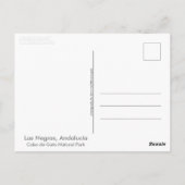 Las Negras, Andalusië (Spanje) Briefkaart (Achterkant)