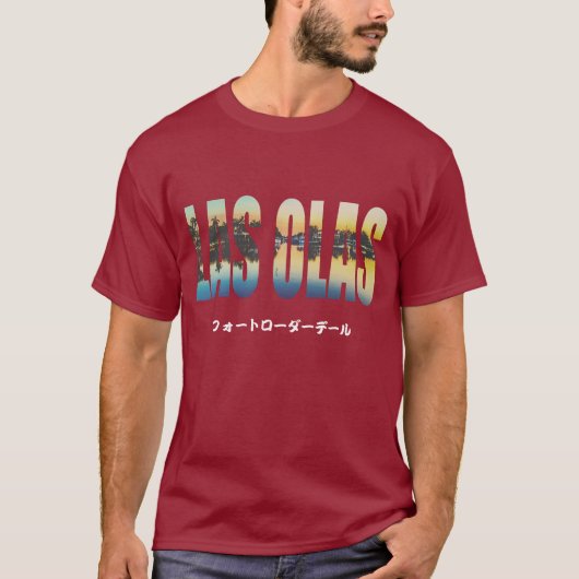 Las Olas, Fort Lauderdale T-shirt (Voorkant)