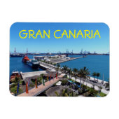 Las Palmas de Gran Canaria harbour fridge magnet Magneet (Horizontaal)