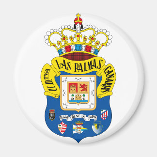 Las Palmas embleem ronde magneet