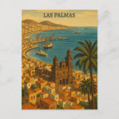 Las Palmas, Gran Canaria City Uitzicht Briefkaart (Voorkant)