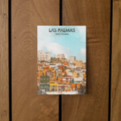 Las Palmas Gran Canaria City Uitzicht Briefkaart
