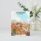 Las Palmas Gran Canaria City Uitzicht Briefkaart (Staand voorkant)