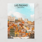 Las Palmas Gran Canaria City Uitzicht Briefkaart (Voorkant)