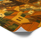  Las Palmas, Gran Canaria City Uitzicht Poster (Hoek)