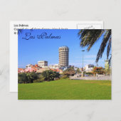 Las Palmas, Gran Canary Island, Spanje Briefkaart (Voorkant / Achterkant)