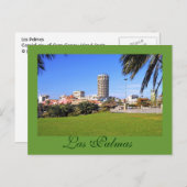 Las Palmas, Gran Canary Island, Spanje Briefkaart (Voorkant / Achterkant)