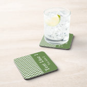 Las Palmas Green Wave Chevron aanpasbaar Bier Onderzetter (Rechterzijde)