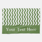 Las Palmas Green Wave Chevron aanpasbaar Theedoek (Horizontaal)