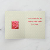 Las Pascuas son simbolo de alegria en la Navidad Kaart (Binnen)