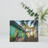 Las Peñas Nabuurschap, Guayaquil, Ecuador Briefkaart (Staand voorkant)