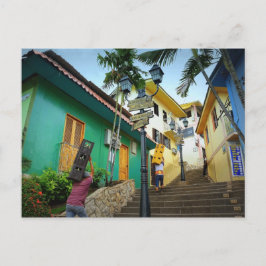 Las Peñas Nabuurschap, Guayaquil, Ecuador Briefkaart