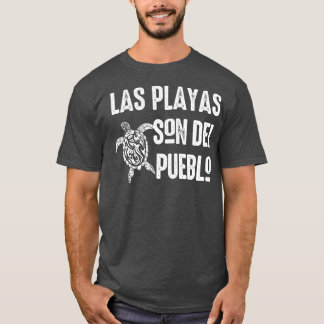 Las Playas Son Del Pueblo redt het strand Puerto R T-shirt